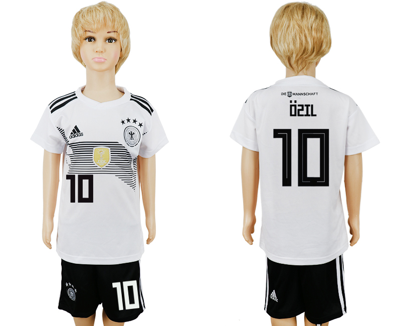 2018 World Cup Children football jersey GERMANY CHIRLDREN #10 OZ
